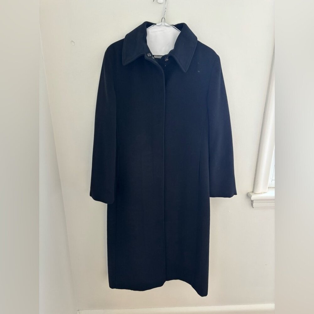 Vintage Holt Renfrew Wool Angora Long Coat